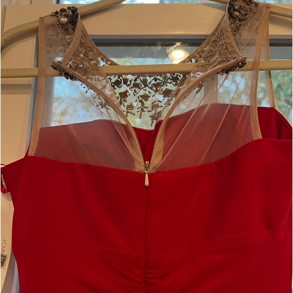 Joanna Chen New York mid length gown with embellished collar - Picture 8 of 14